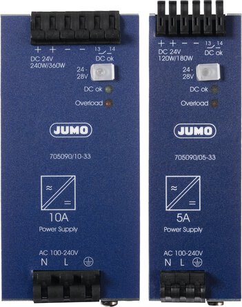 Fuentes de alimentación para el sistema de automatización JUMO