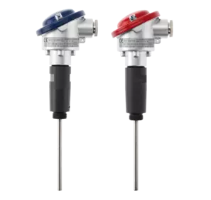 JUMO HEATtemp - Push-in RTD temperature probes for combined cold and heat meters with terminal head for thermowells (type PL)