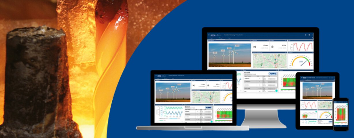 IoT platform for secure process management in the JUMO SCADA Cloud (701810) for heat treatment processes
