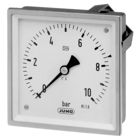 Pressure gauge for panel mounting - Types 4 EA and 4 QA
