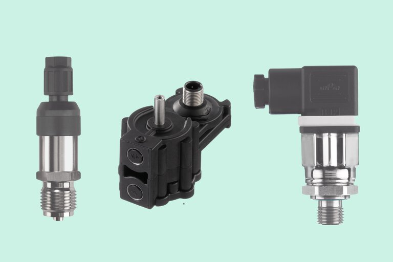 Pressure transducers for gas engine control systems