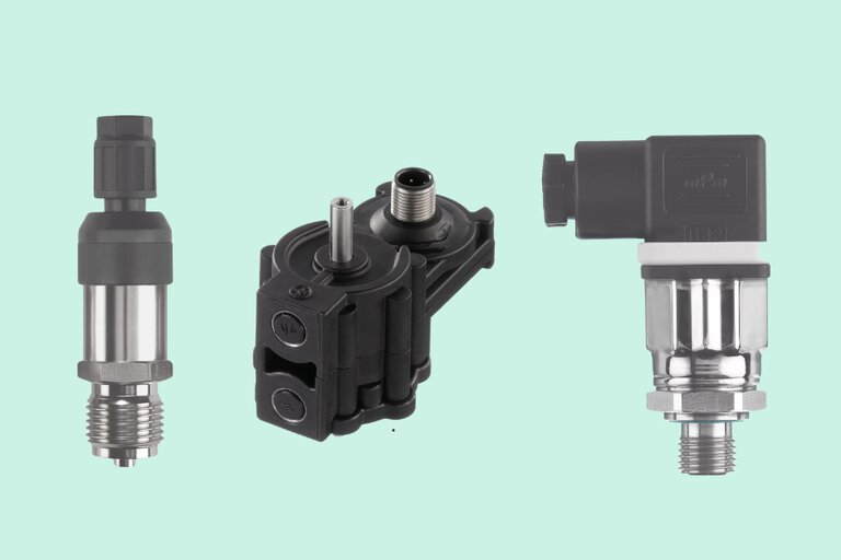 Pressure transducers for gas engine control systems