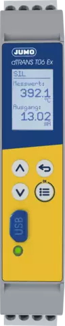 JUMO dTRANS T06 Ex - Преобразователь температуры с сертификатом SIL для взрывоопасной зоны
