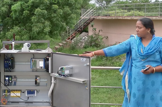 Projet vitrine de gestion de la qualité de l'eau réalisé par JUMO à Solapur