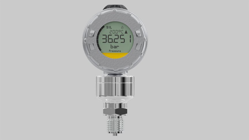 Relative pressure sensor with 2 different measuring ranges