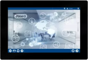 JUMO variTRON 500 touch - Touch panel with integrated central processing unit for the automation system