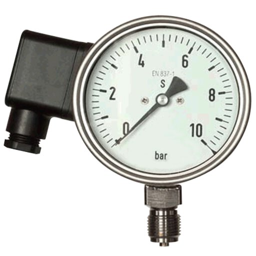 pressure gauge with pressure transmitter