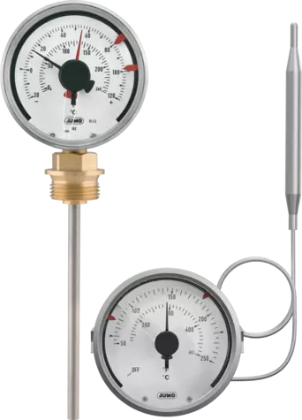 Zeigerkontaktthermometer - zur Temperaturregelung