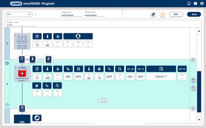 Example of process steps 