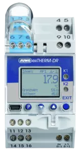 JUMO exTHERM-DR - ATEX [Ex ia) 입력을 지원하는 2상 컨트롤러